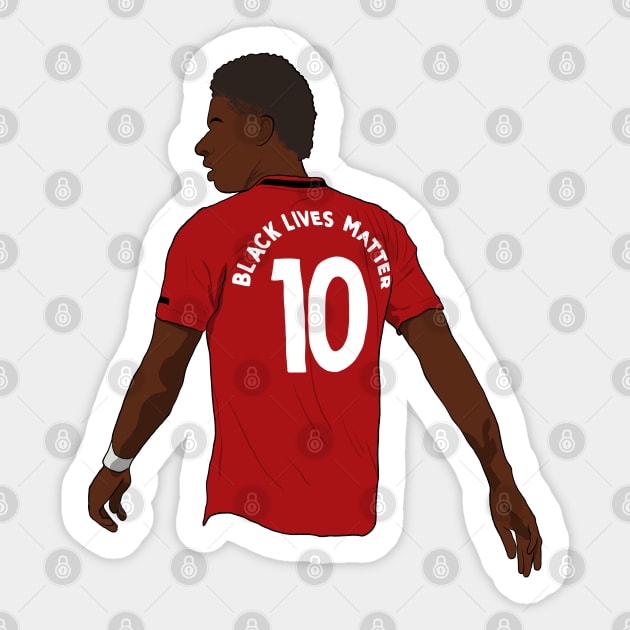 Marcus Rashford Black Lives Matter Sticker by Hevding